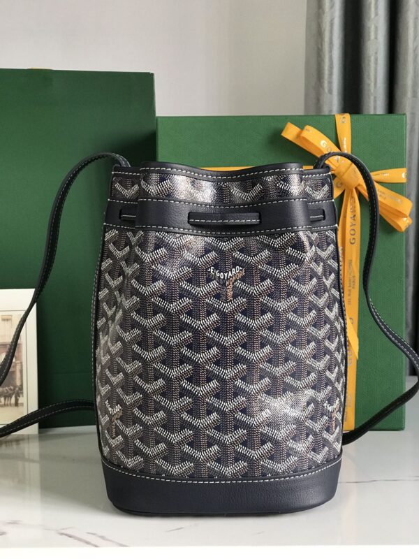 Goyard Petit Flot Bucket Bag - Black - Image 4