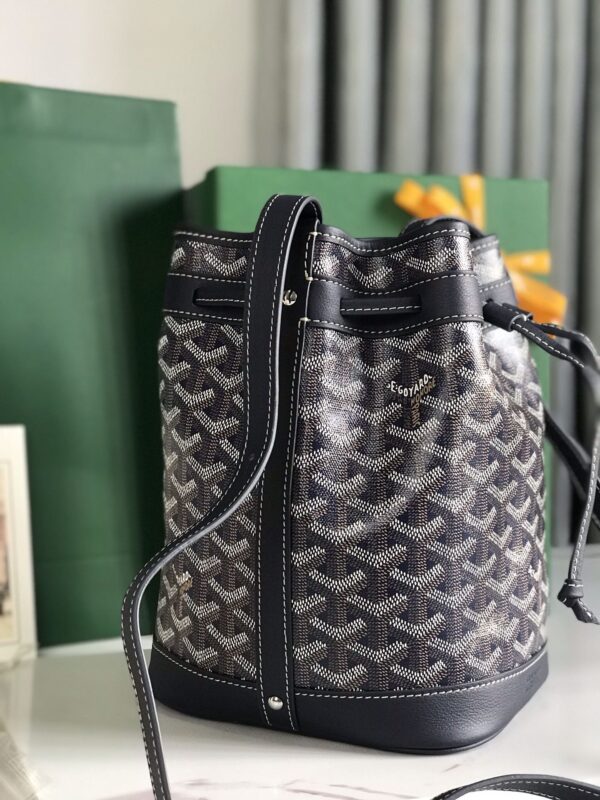 Goyard Petit Flot Bucket Bag - Black - Image 5