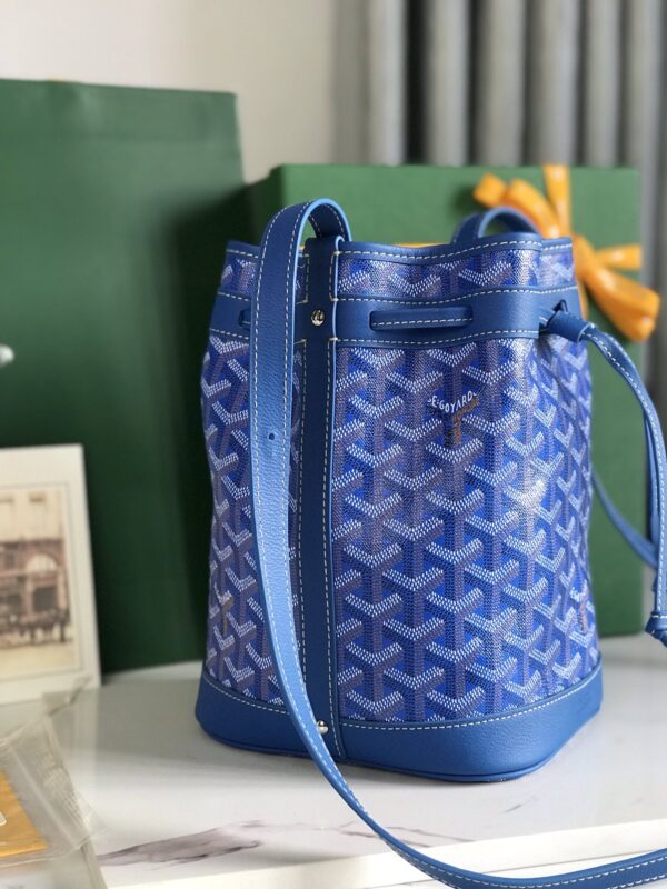 Goyard Petit Flot Bucket Bag - Electric Blue - Image 5