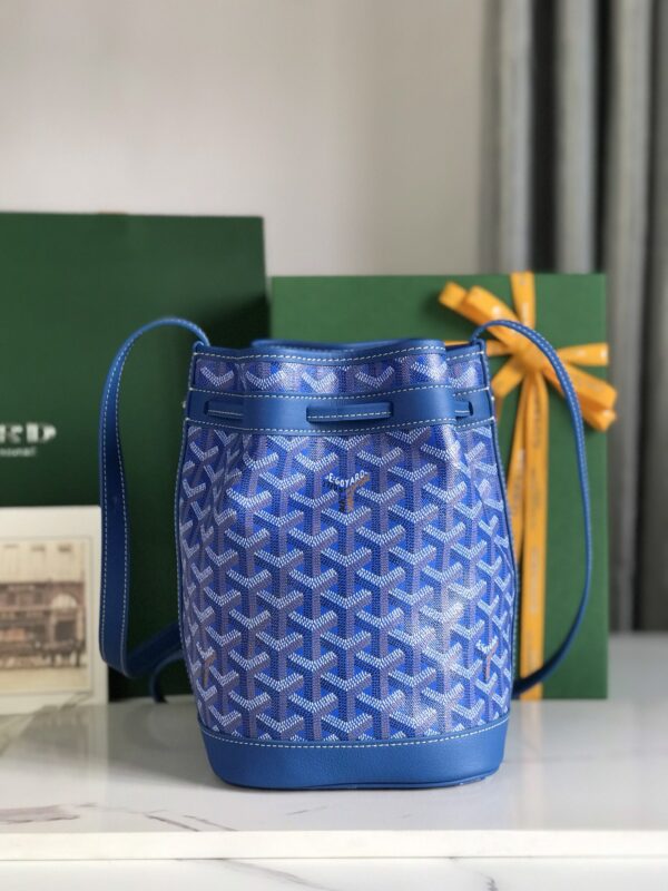 Goyard Petit Flot Bucket Bag - Electric Blue - Image 4