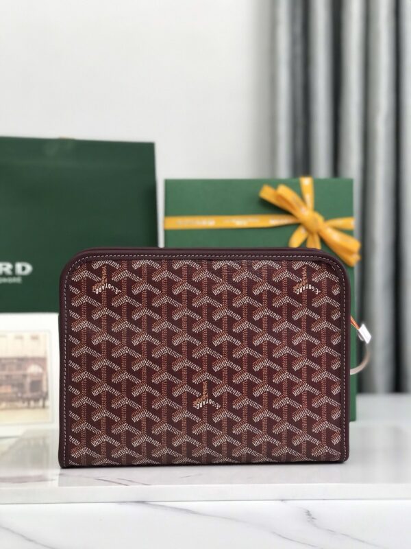 Goyard Jouvence Toiletry Bag - Wine Red - Image 5