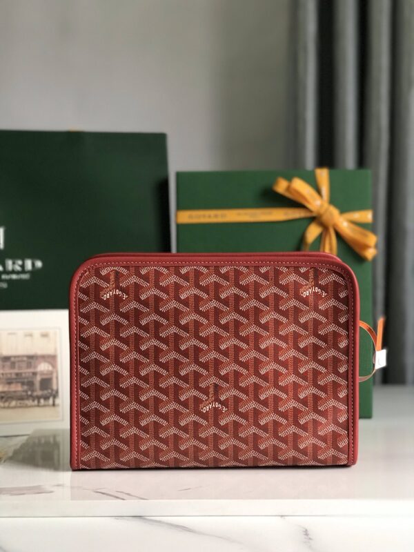 Goyard Jouvence Toiletry Bag - Red - Image 5