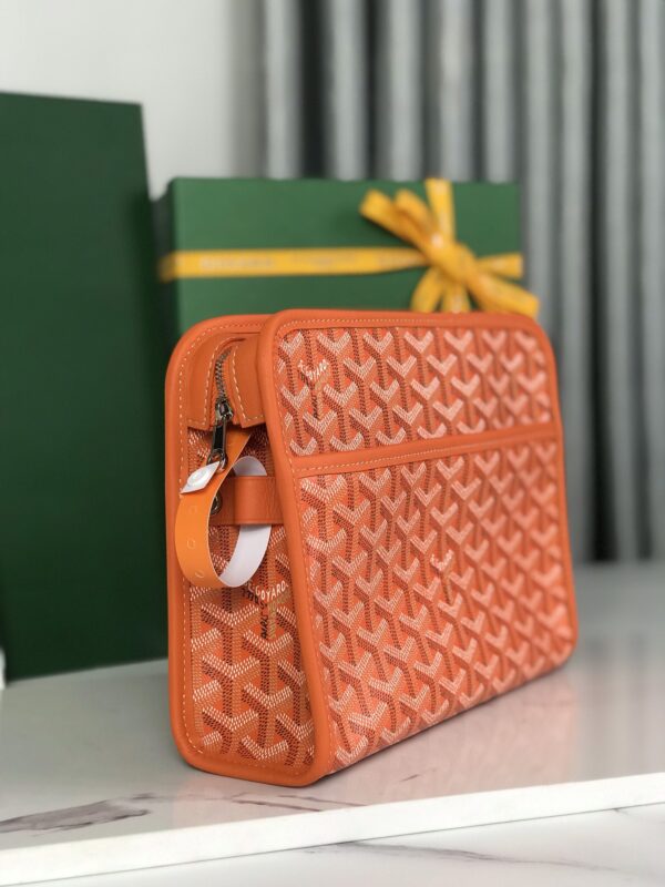 Goyard Jouvence Toiletry Bag - Orange - Image 4