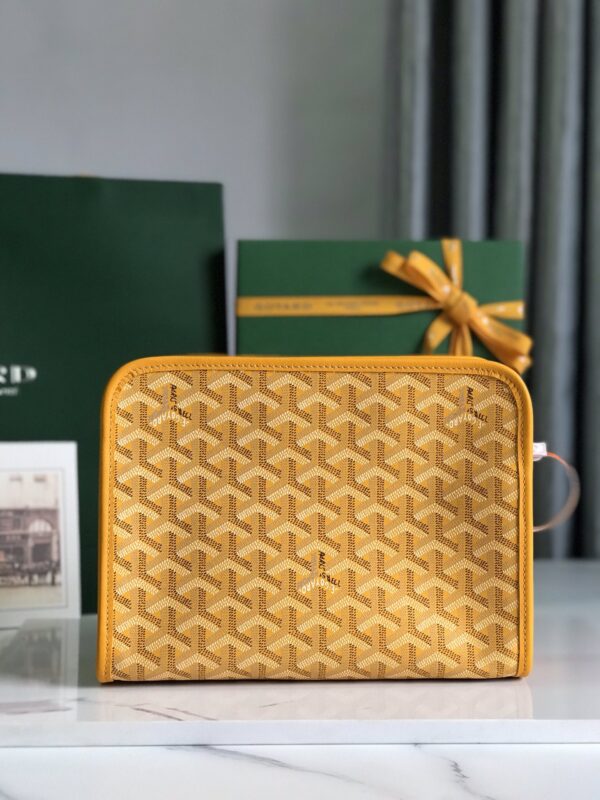 Goyard Jouvence Toiletry Bag - Mustard - Image 5