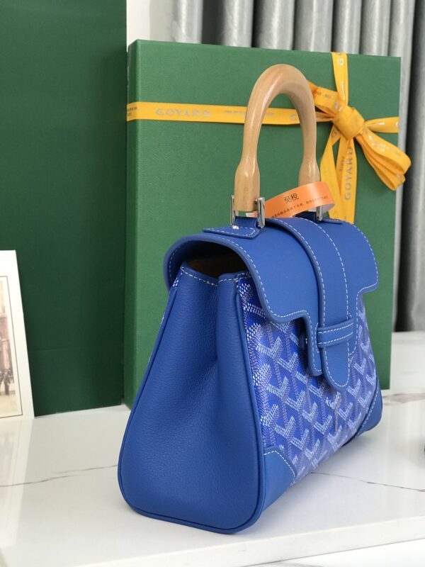 Goyard Saïgon Mini Handbag - Bright Blue - Image 5