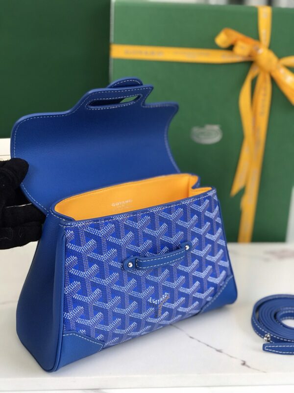 Goyard Saïgon Mini Handbag - Bright Blue - Image 3