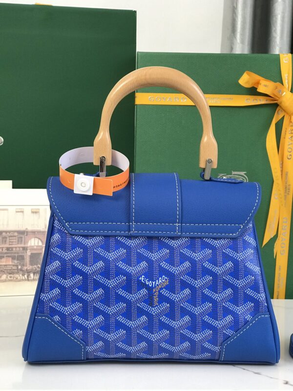 Goyard Saïgon Mini Handbag - Bright Blue - Image 4