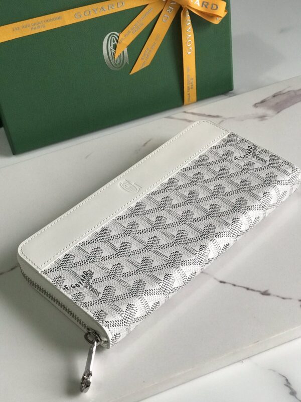 Goyard Matignon Large Long Wallet - White - Image 5