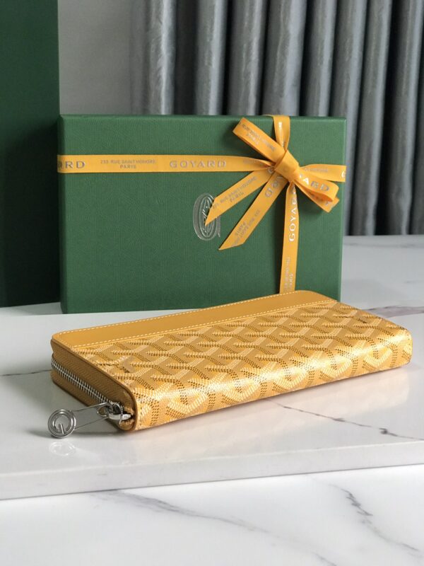 Goyard Matignon Large Long Wallet - Yellow - Image 5