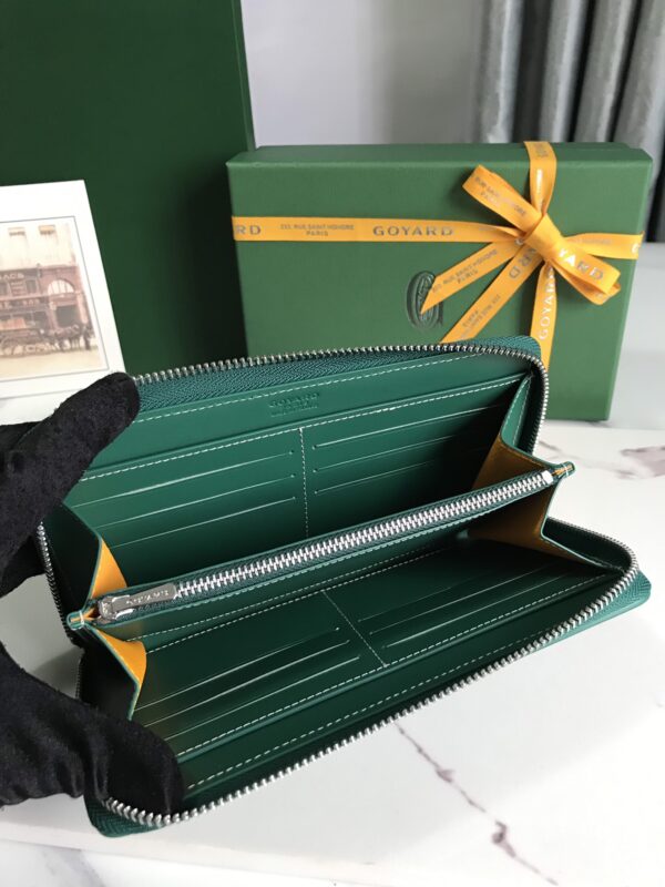 Goyard Matignon Large Long Wallet - Green - Image 4