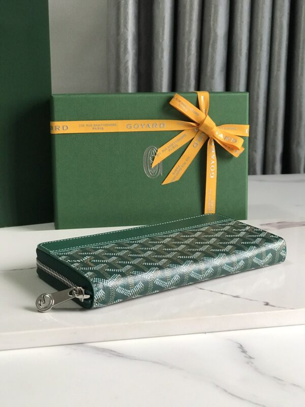 Goyard Matignon Large Long Wallet - Green - Image 5