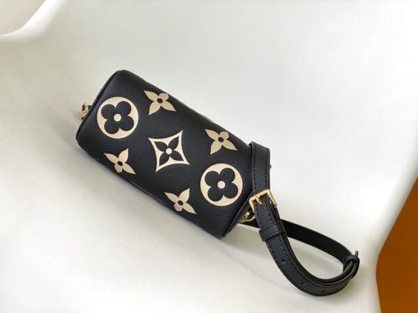 Louis Vuitton Nano Speedy Handbag - Black - Image 4