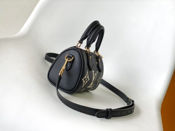 Louis Vuitton Nano Speedy Handbag - Black - Image 2