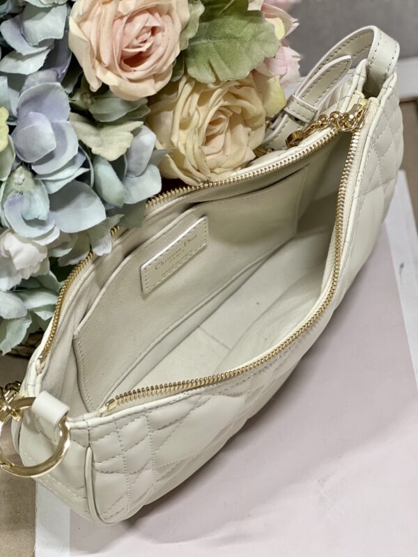 Dior CD LOUNGE Moon Handbag - White - Image 3