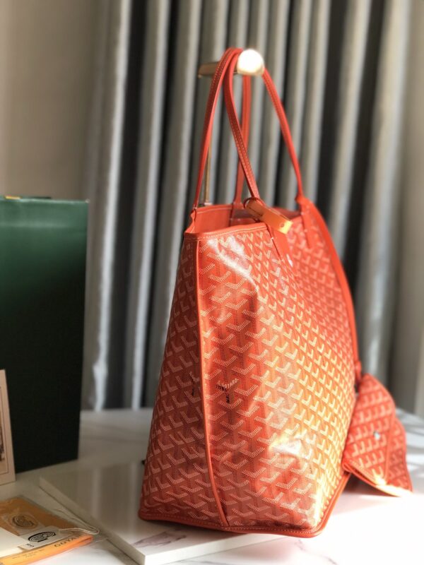 Goyard XLarge Reversible Anjou Double-Sided Tote Bag - Orange - Image 5