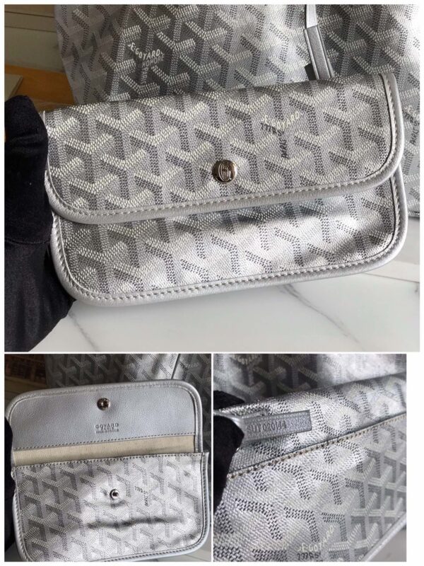 Goyard Saint Louis GM Limited Space Handbag - Silver - Image 2