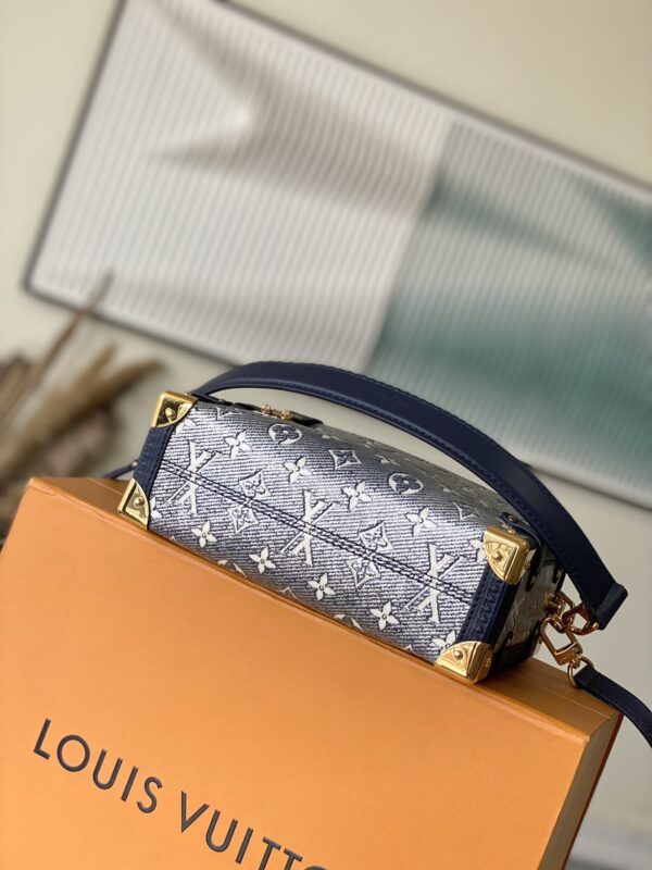 Louis Vuitton Side Trunk Handbag - Silver - Image 4