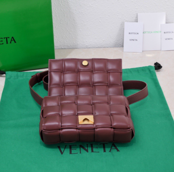 Bottega Veneta Mini Padded Bag - Chocolate - Image 5