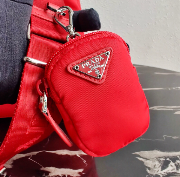 Prada Three In One Handbag - Red - Image 3