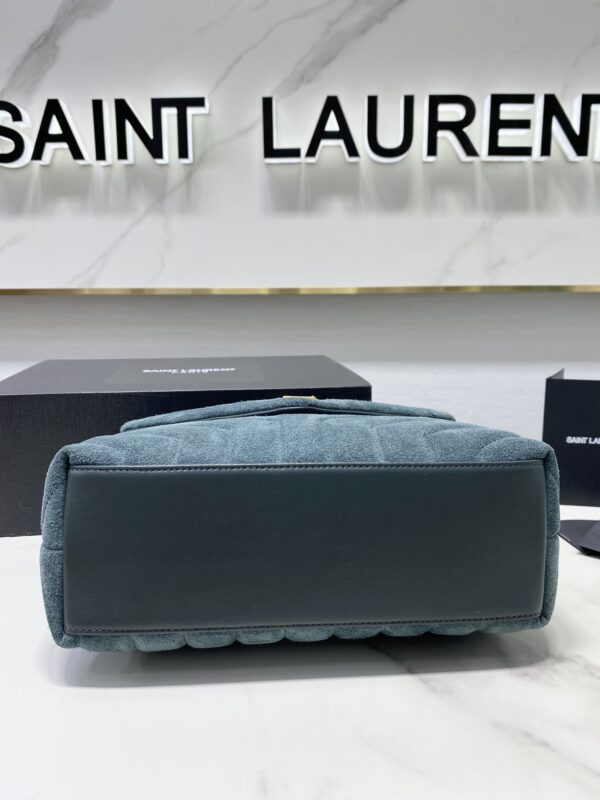 YSL LouLou Y-Shaped Large Shoulder Bag - Blue - Image 3