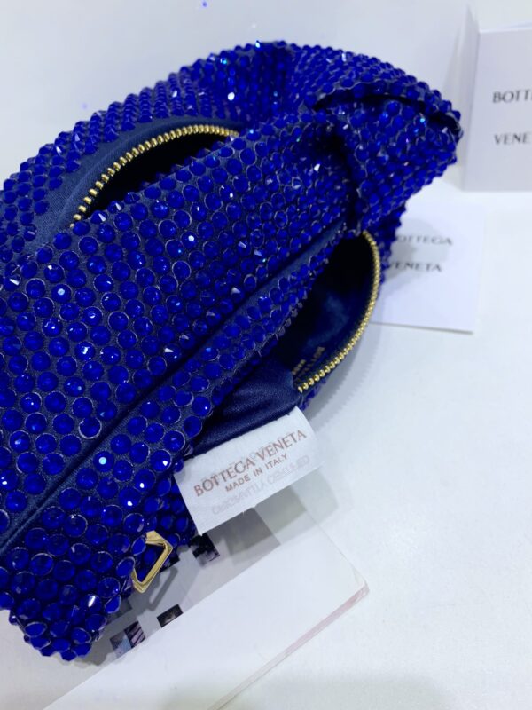 Bottega Veneta Mini Jodie Chinese Valentine’s Day Handbag - Royal Blue - Image 2