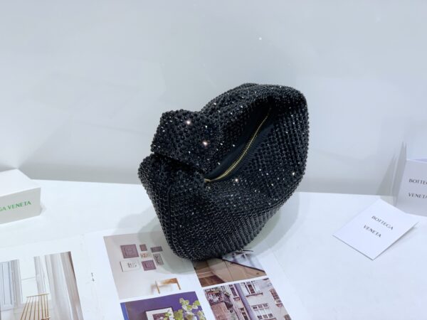 Bottega Veneta Mini Jodie Chinese Valentine’s Day Handbag - Black - Image 5