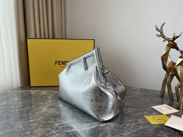 Fendi First Small Handbag - Silver - Image 2