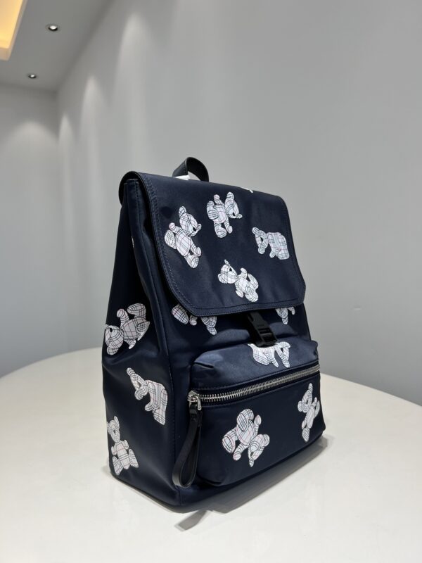 Burberry Thomas Teddy Bear Printed Nylon Backpack - Image 4