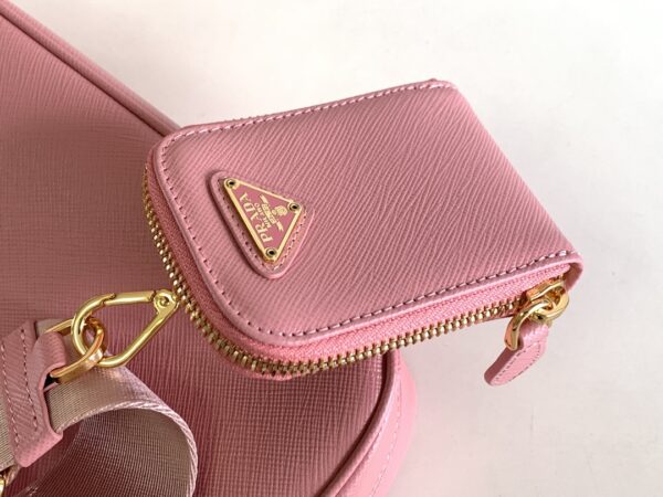 Prada Baokuanqnylon Hobo Large Handbag - Pink - Image 3