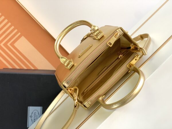 Prada Galleria Handbag - Gold - Image 3