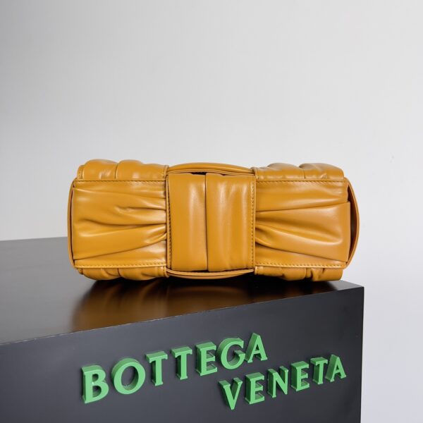 Bottega Veneta Cute Pleated Mini Tote Bag - Brown - Image 4