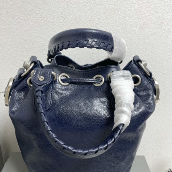 Balenciaga Le Cagole Large Bucket Bag - Royal Blue - Image 2