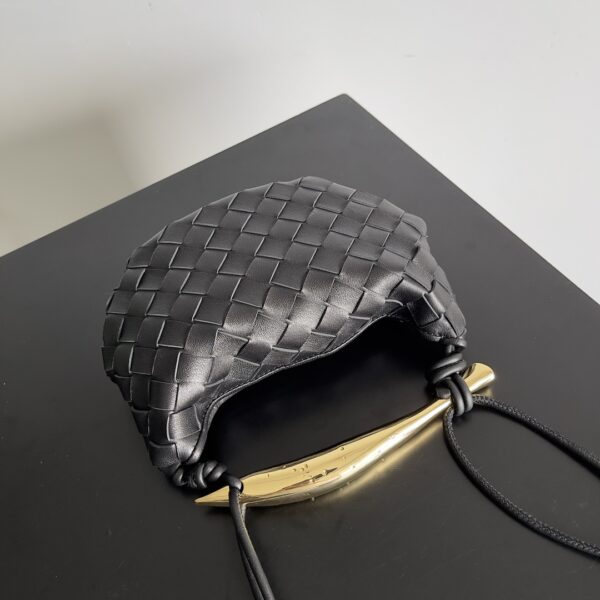 Bottega Veneta Mini Sardine Handbag - Black - Image 4