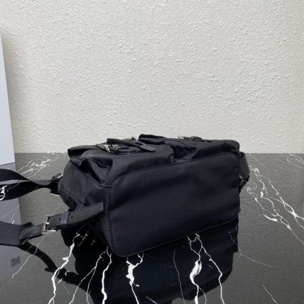 Prada Nylon Small Backpack - Black - Image 3