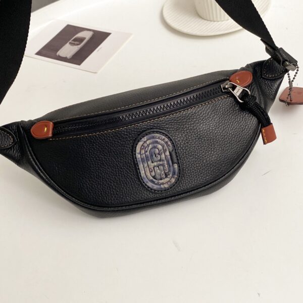 Coach Rivington Men's Waist Bag - Black - Image 4