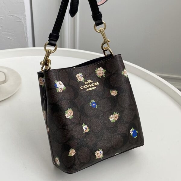 Coach New Mini Bucket Bag - Black - Image 4