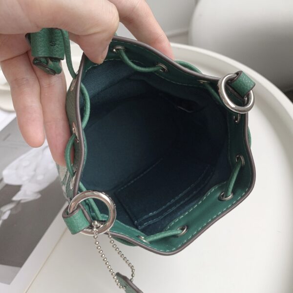 Coach Mini Macaron Color Bucket Bag - Green - Image 2