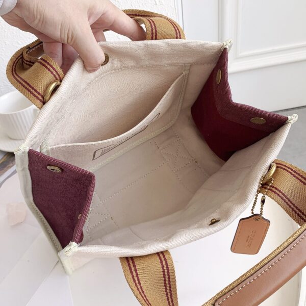 Coach C Home Large Tote Bag - White - Image 3