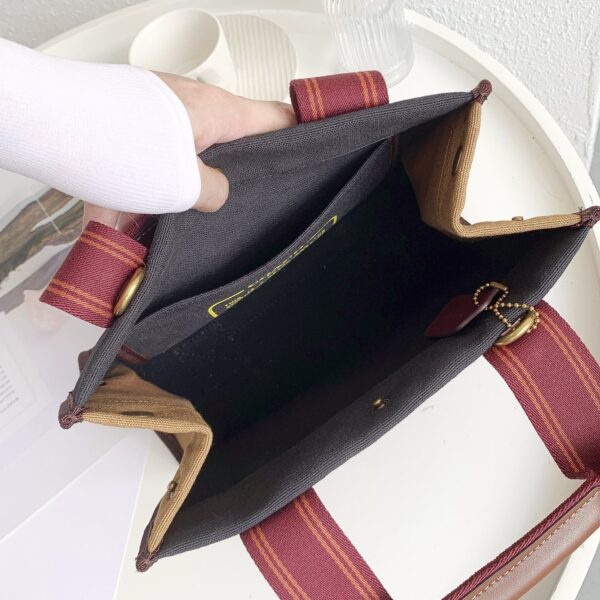 Coach C Home Large Tote Bag - Black - Image 2