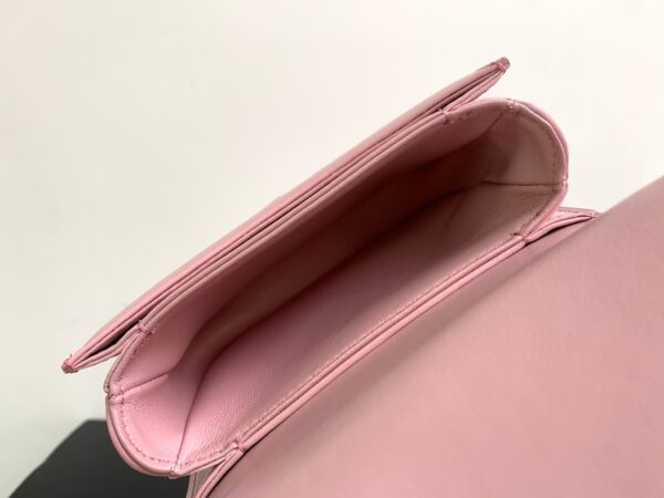 Celine Mini Besace Smooth Cow Leather Arc De Triomphe Bag - Pink - Image 2