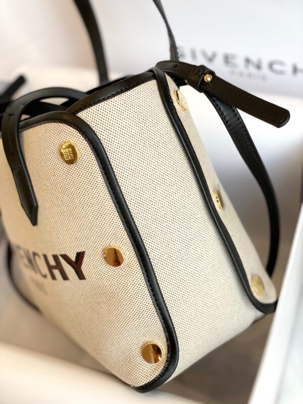 Givenchy  Bond Canvas Shopping Bag - Black - Image 4