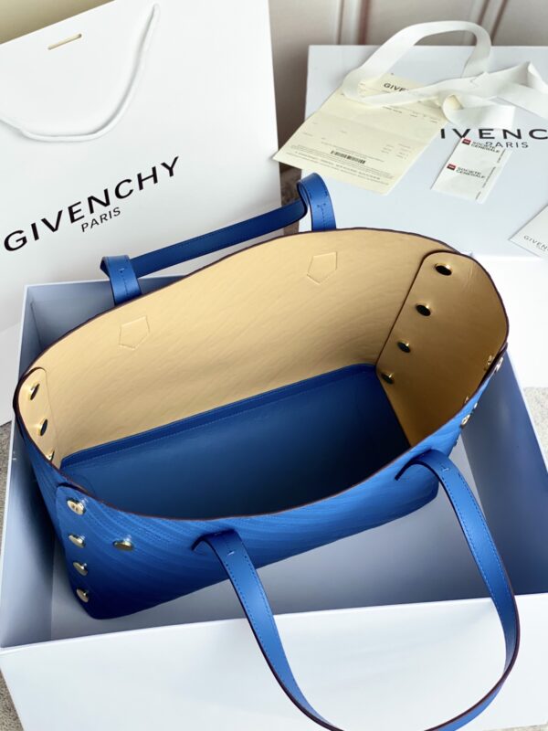 Givenchy Bond Embossed Calf Tote Bag - Royal Blue - Image 2