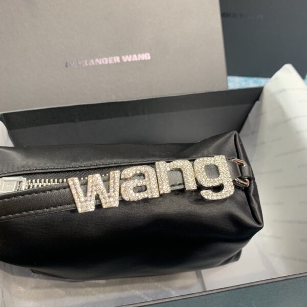 Alexander Wang Daren Rhinestone Bag - Black - Image 4