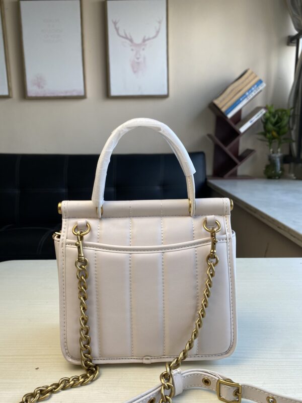 Coach Willis Mini Fat Messenger Handbag - White - Image 5