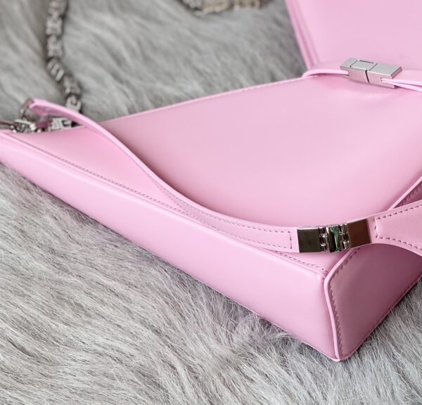 Givenchy V-shaped Cut Out Small Handbag - Pink - Image 4