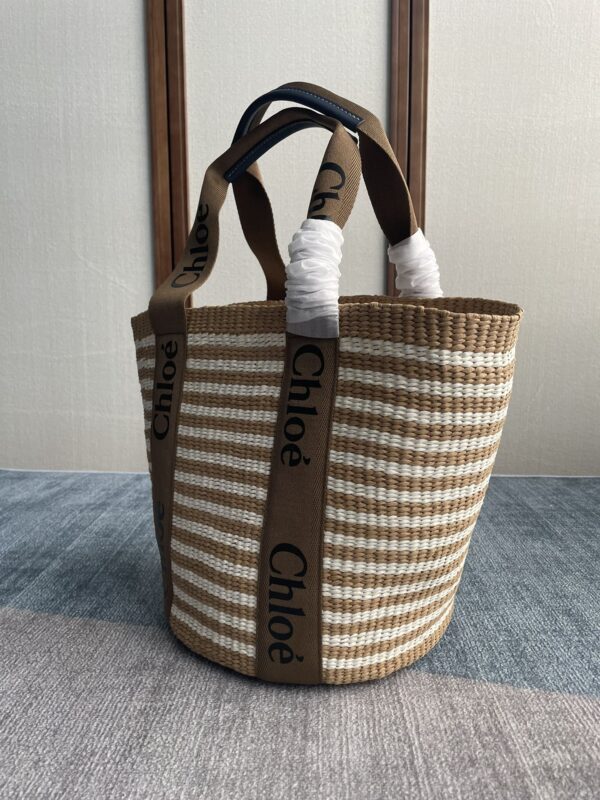 Chloe Large Woody Basket Tote Bag - Image 5