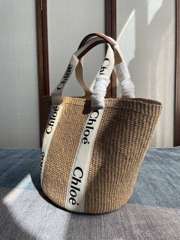 Chloe Large Woody Basket Tote Bag - Image 5