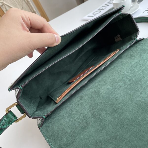 Coach Crocodile-embossed Leather High-profile Studio Bag - Green - Image 3
