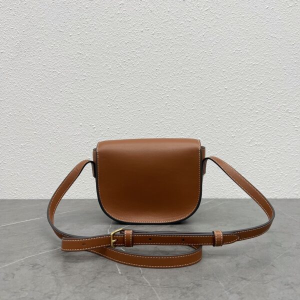 Celine Folco Saddle Bag - Brown - Image 5