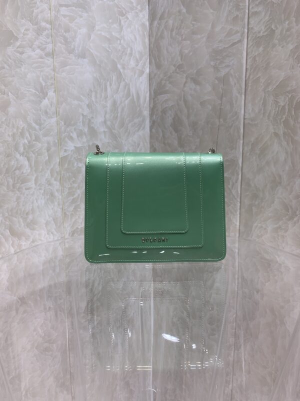 Bulgari Small Size Single Layer Single Chain Handbag – Green - Image 4